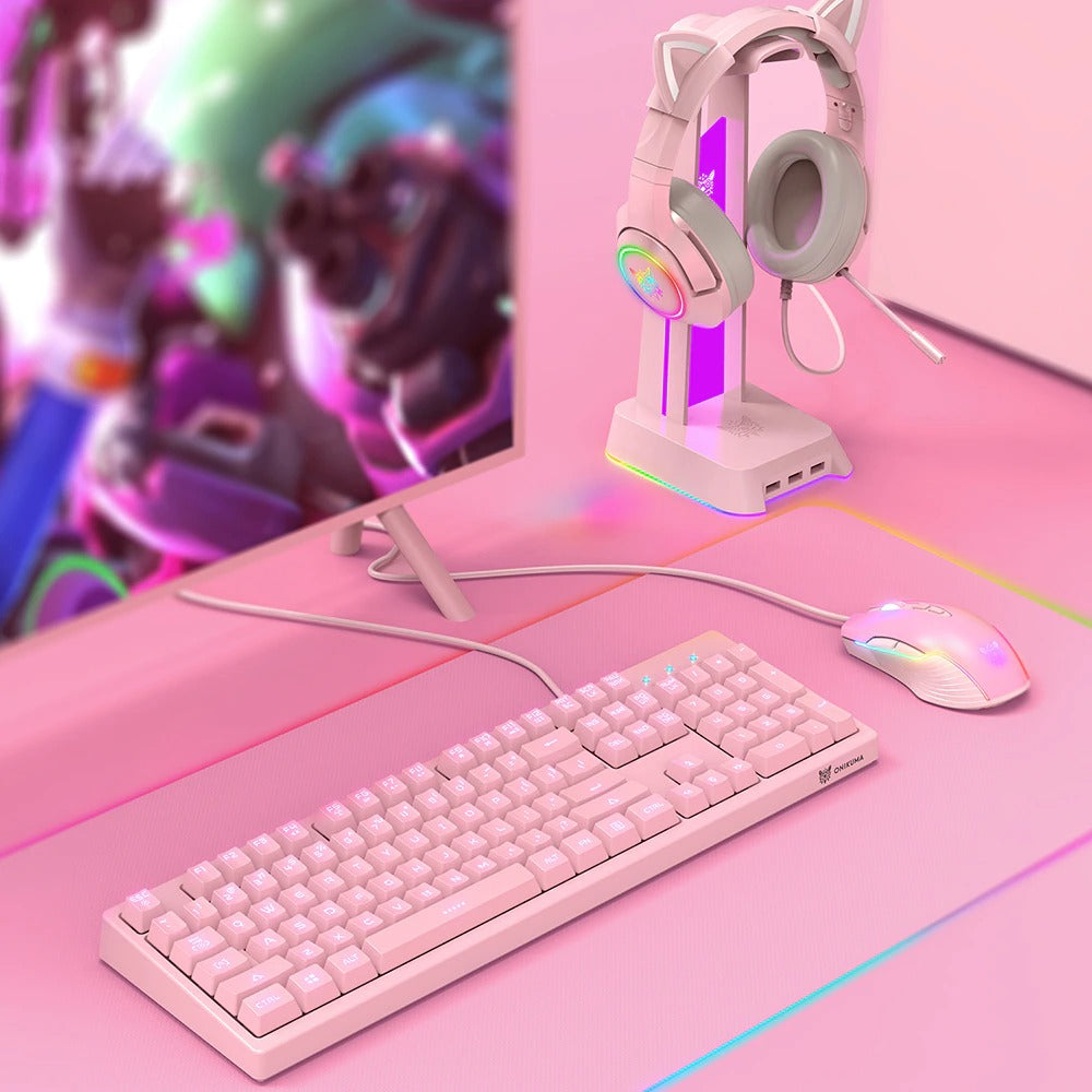 Pink Cat Ears Gaming Headset - Switcheries