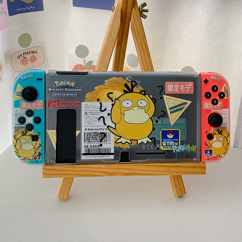 Warning Psyduck Transparent Case - Switcheries