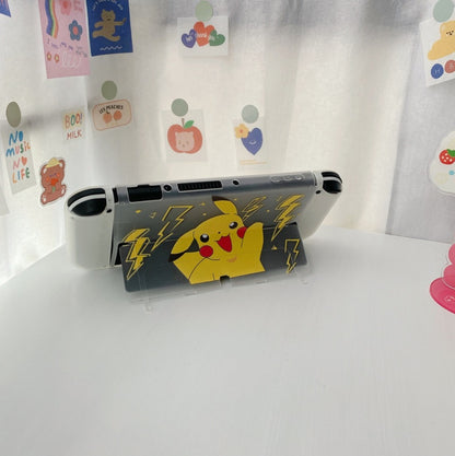 Thunder Pikachu Transparent Case - Switcheries
