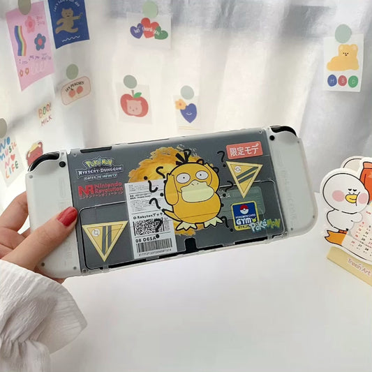 Warning Psyduck Transparent Case - Switcheries