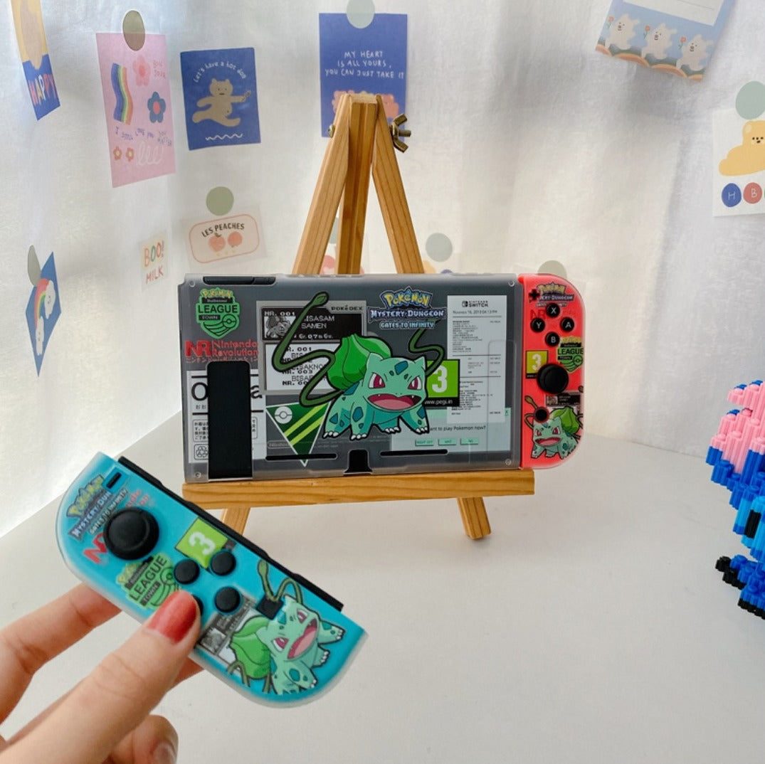 Warning Bulbasaur Transparent Case - Switcheries