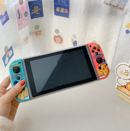 Warning Pikachu Transparent Case - Switcheries