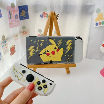 Thunder Pikachu Transparent Case - Switcheries
