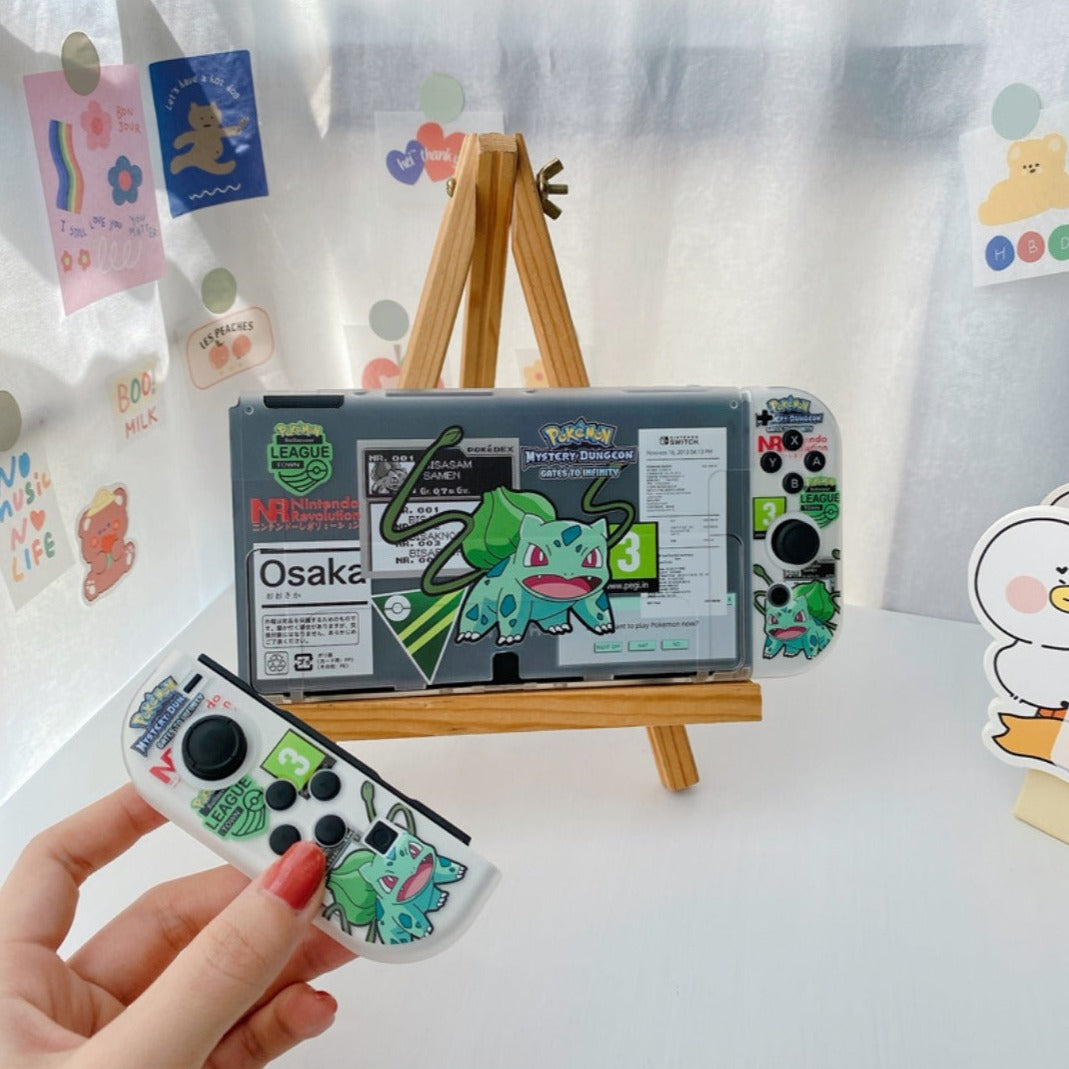 Warning Bulbasaur Transparent Case - Switcheries