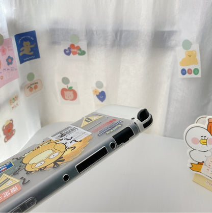 Warning Psyduck Transparent Case - Switcheries