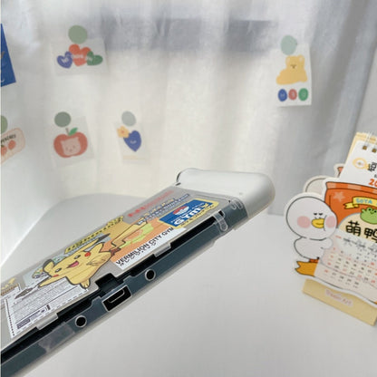 Warning Pikachu Transparent Case - Switcheries