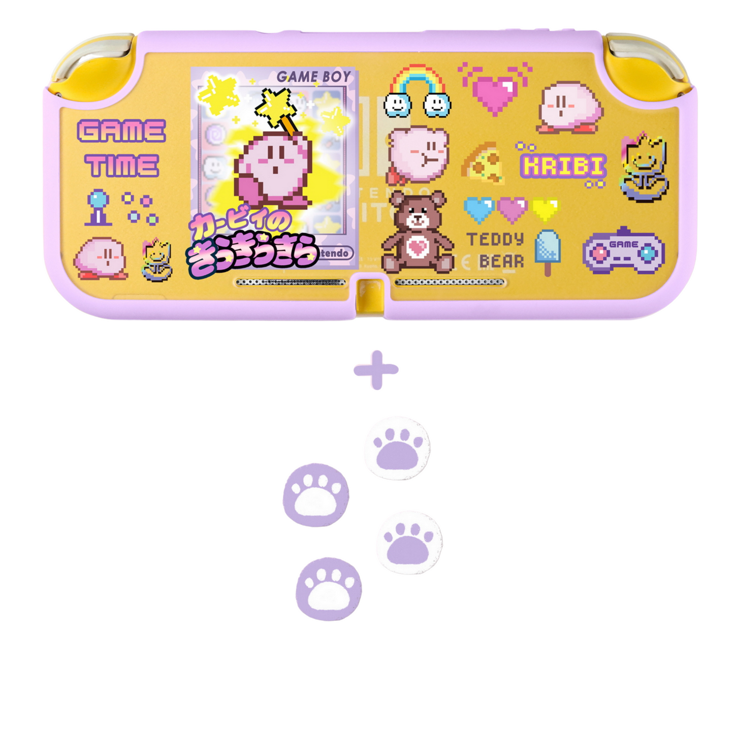 Kirby Pixel Transparent Case - Switcheries