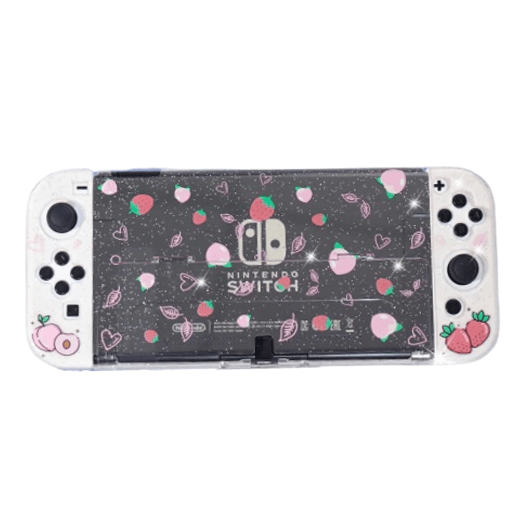 OLED Peach Crystal Case - Switcheries