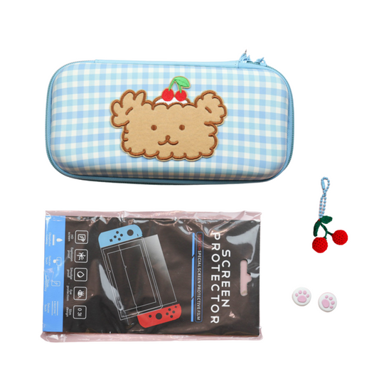 Bear Blue Gingham Pouch - Lite - Switcheries