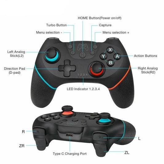 Wireless Controller - Black - Switcheries