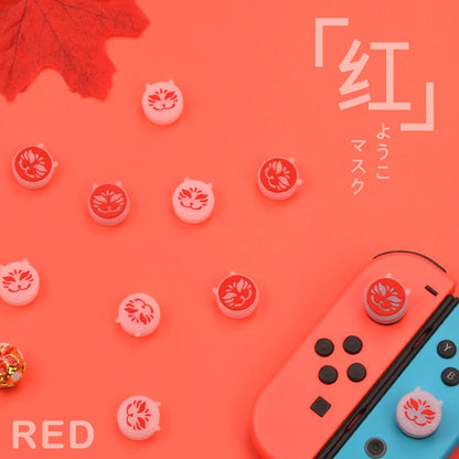 Kitsune Red & Blue Thumb Grip - Switcheries