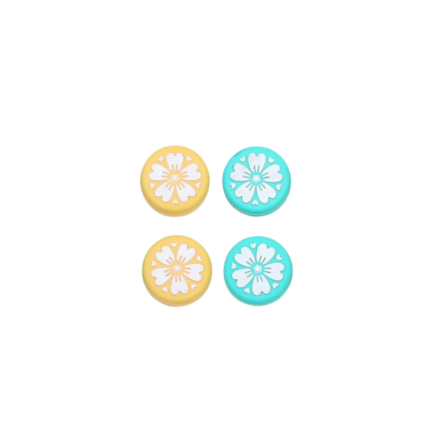 Blue & Yellow Sakura Thumb Grip - Switcheries