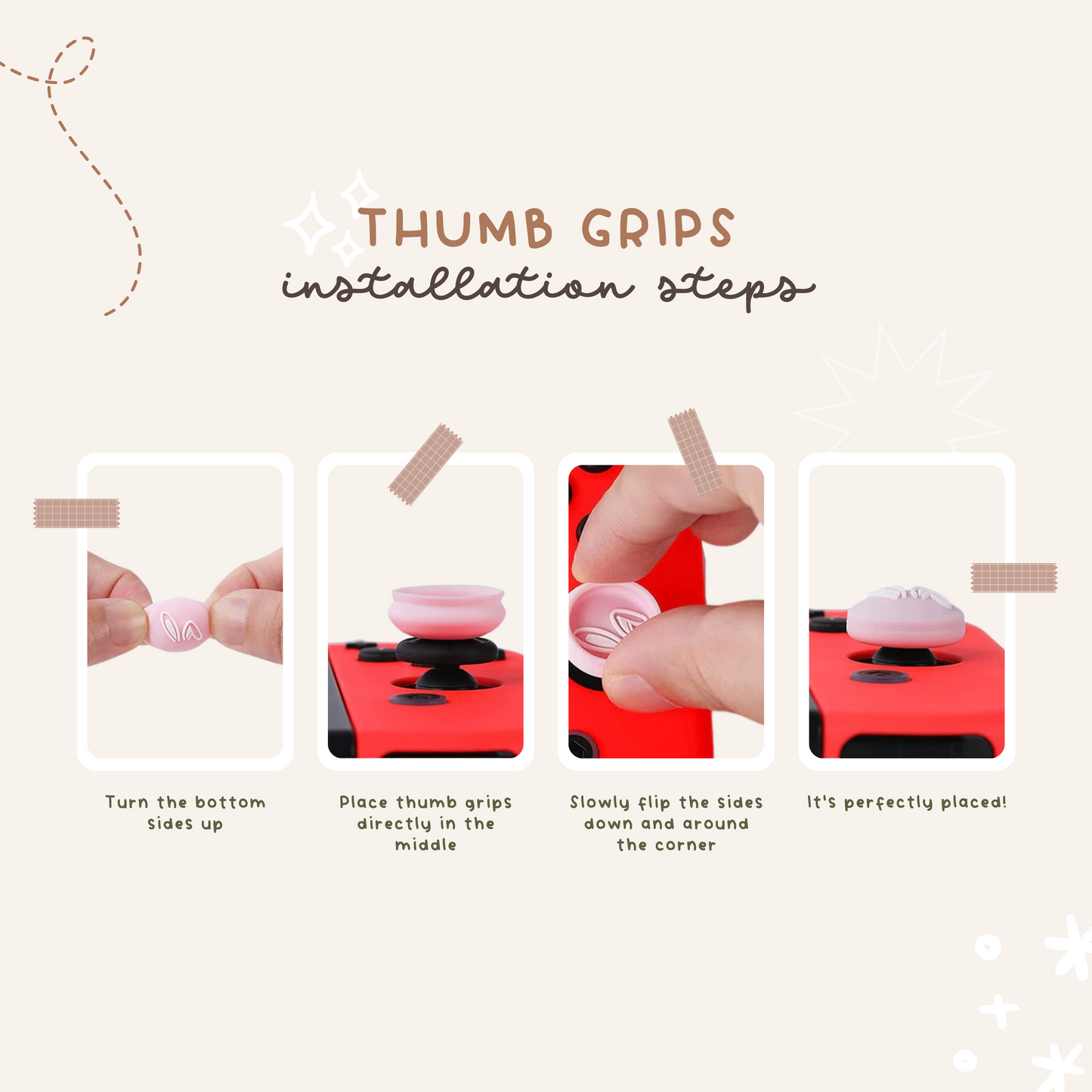 Sakura Flowers Thumb Grip - Switcheries